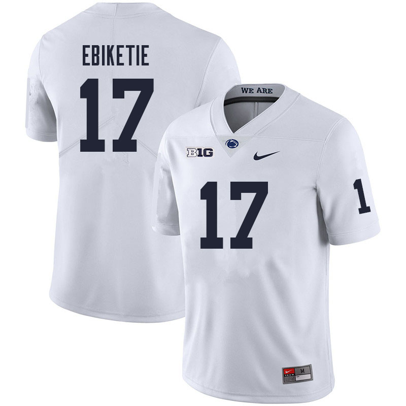 NCAA Nike Men's Penn State Nittany Lions Arnold Ebiketie #17 College Football Authentic White Stitched Jersey ZHT0898BI